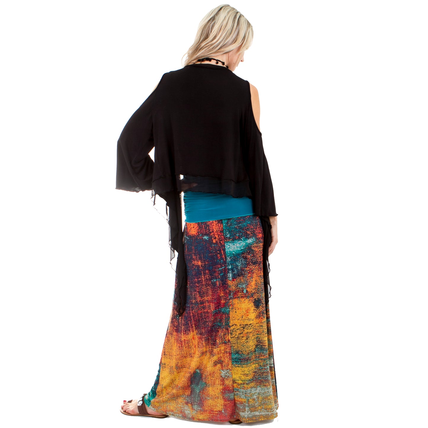 Signature Floral Grunge Skirt