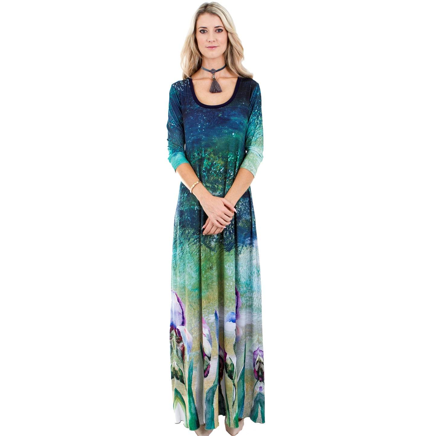 Signature Iris A-Line Maxi Dress