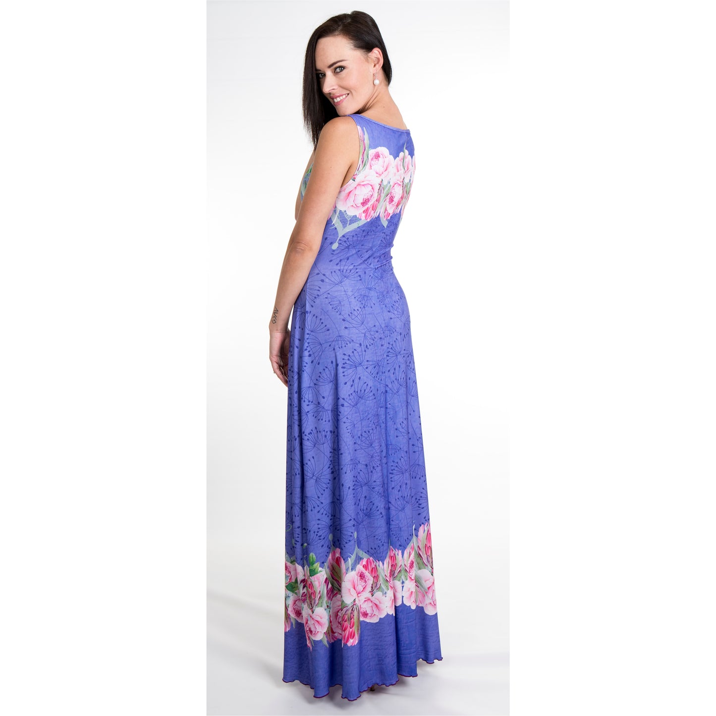 Signature Periwinkle A-Line Maxi Dress