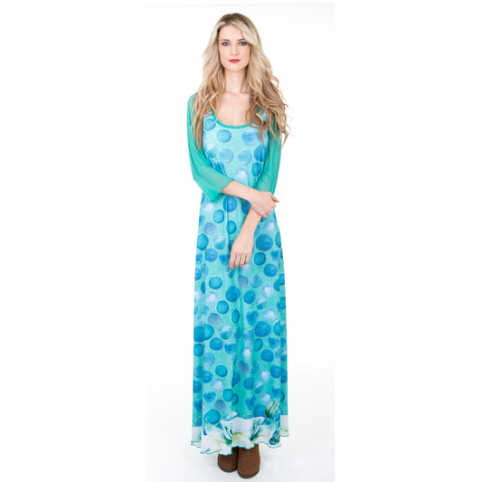 Signature Polkalily A-Line Maxi Dress