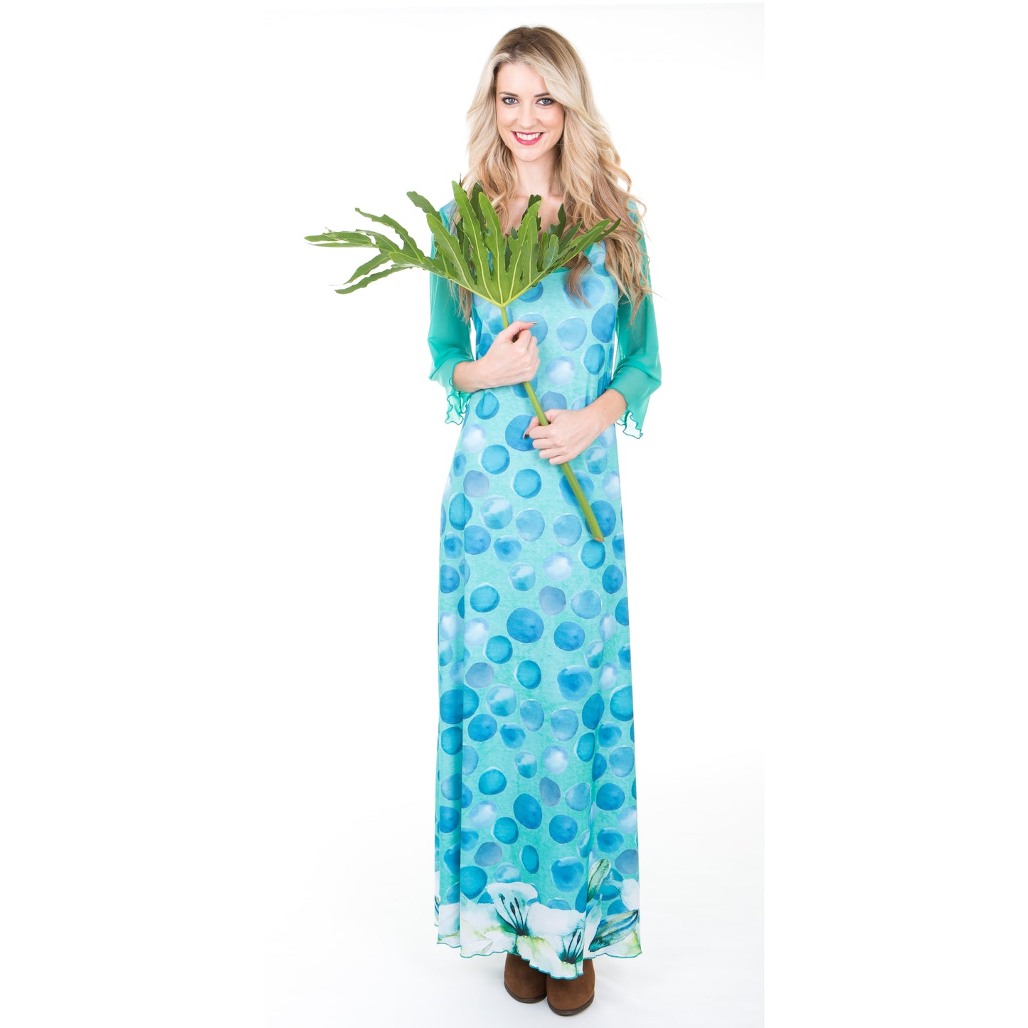 Signature Polkalily A-Line Maxi Dress