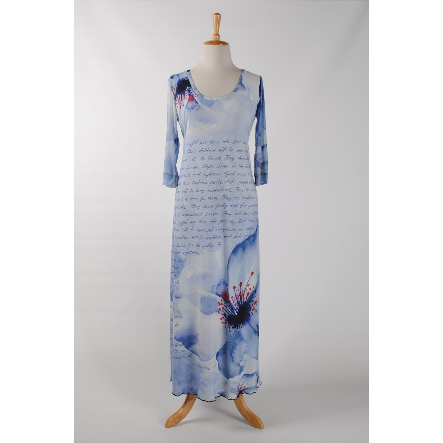 Signature Psalm 112 A-Line Maxi Dress