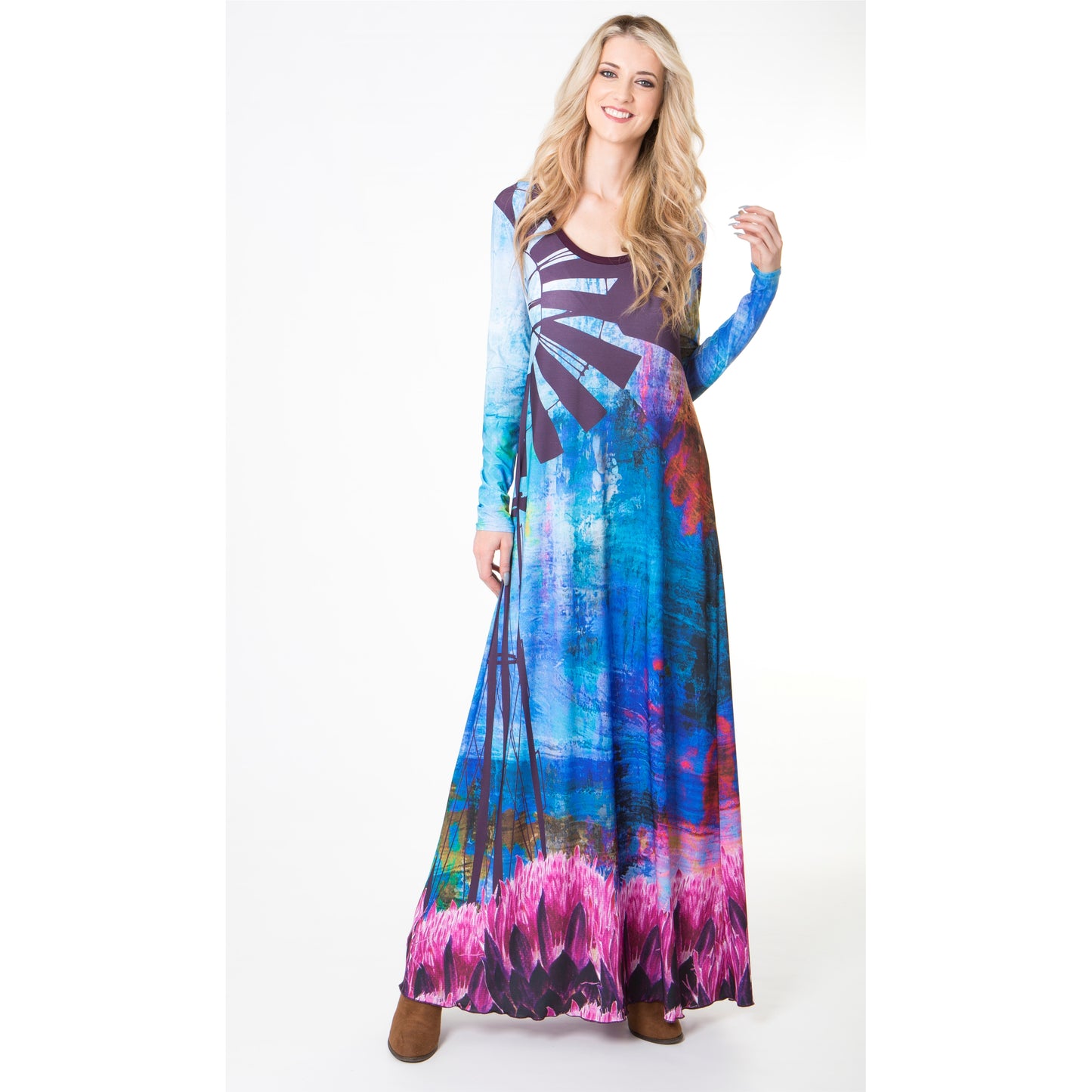 Signature Sunset A-Line Maxi Dress
