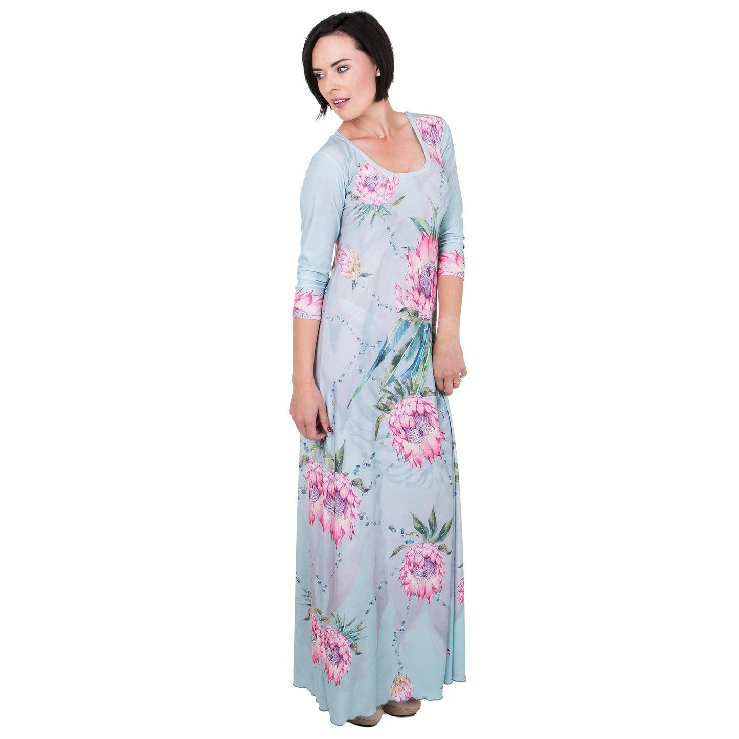 Signature Protea No.2 A-Line Maxi Dress