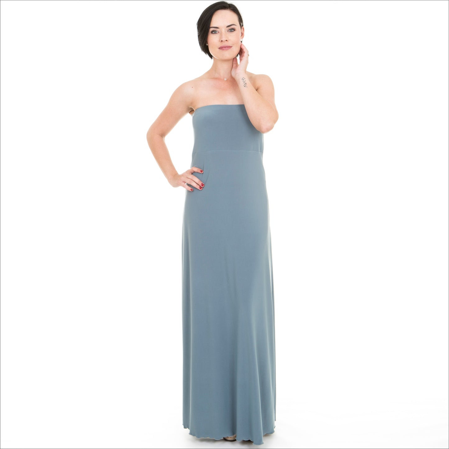 Basic Empire A-Line Boobtube Maxi Dress - 12 Colours
