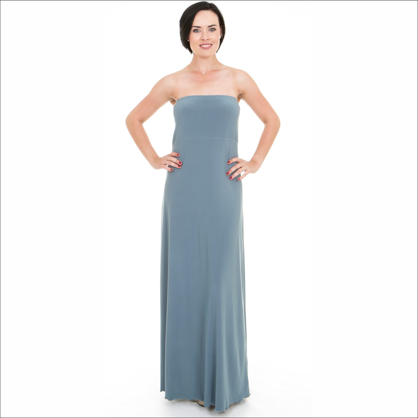 Basic Empire A-Line Boobtube Maxi Dress - 12 Colours