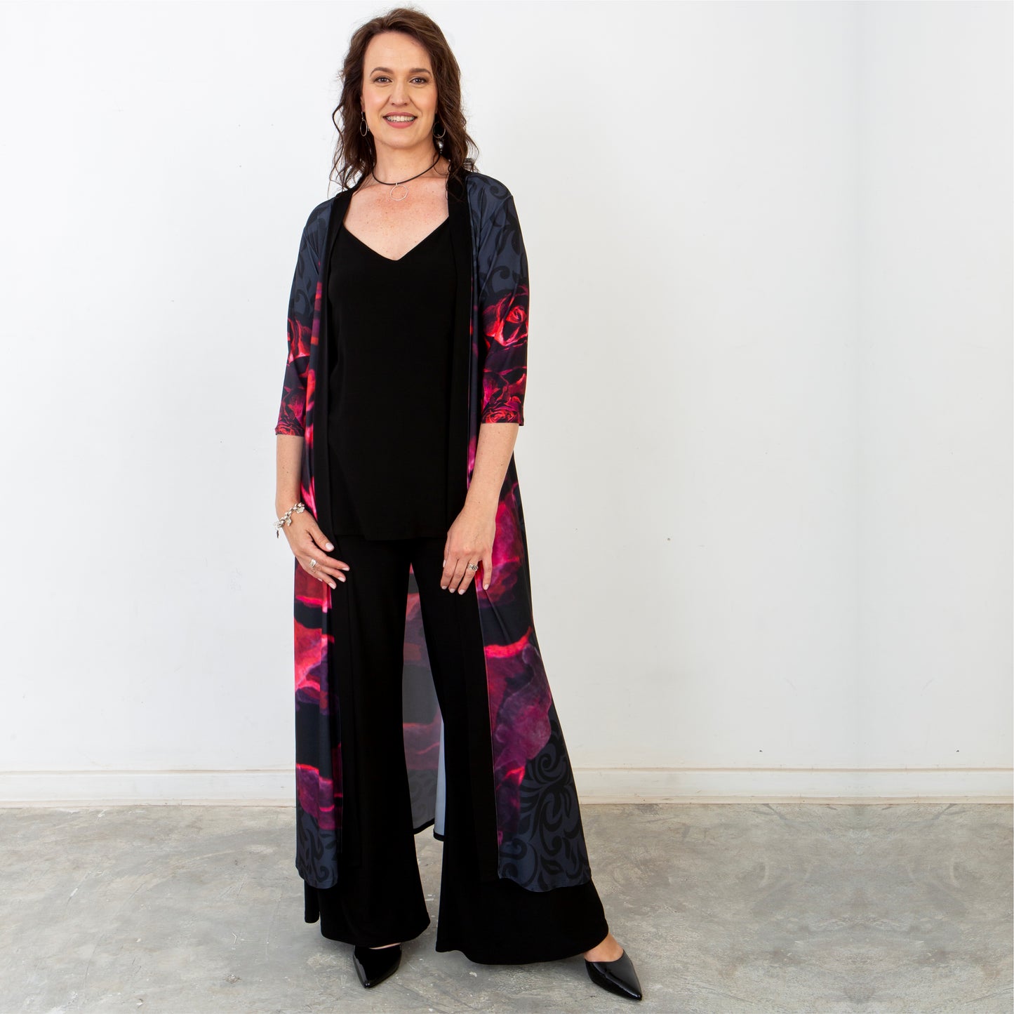 Basic Palazzo Pants - Black