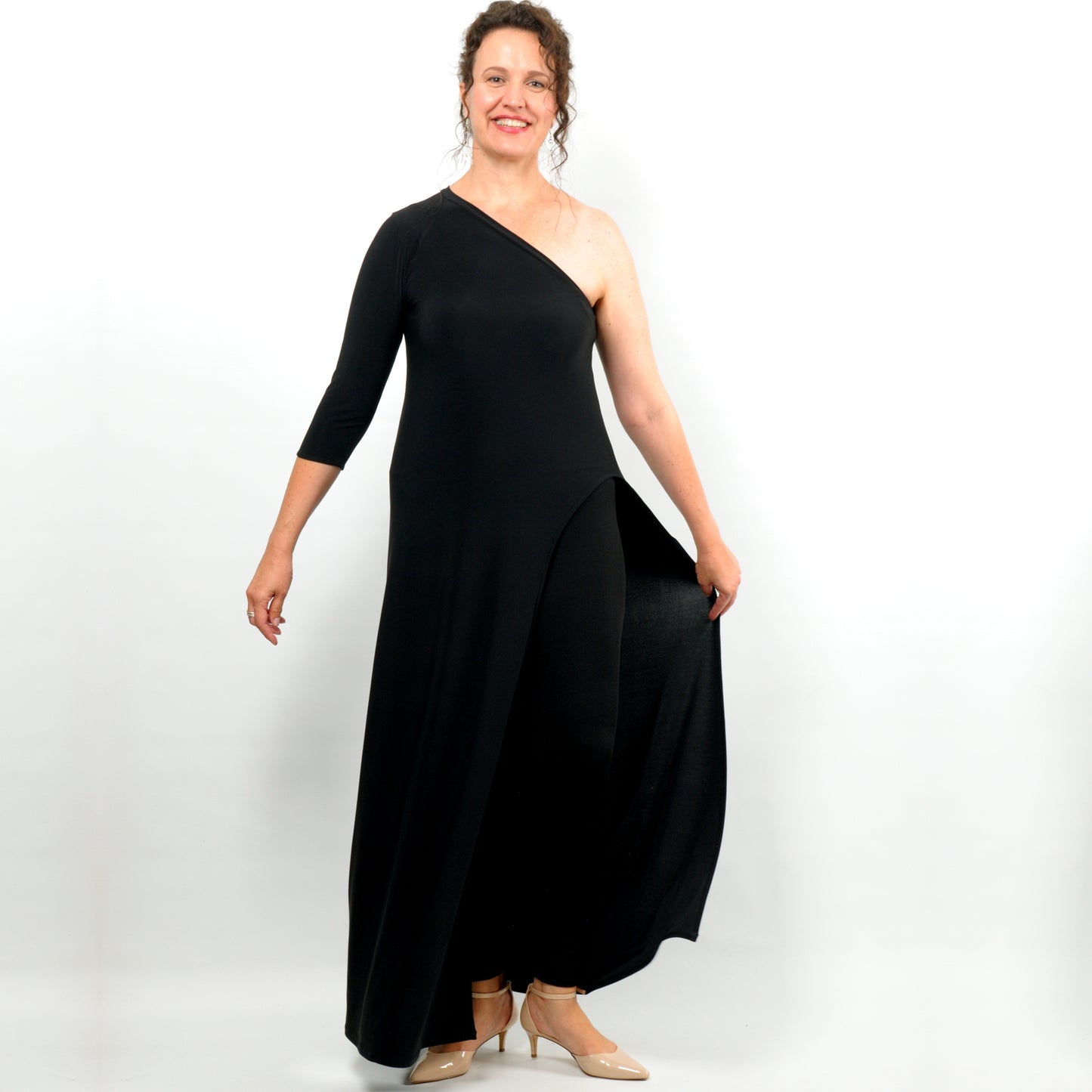 Jade Off-Shoulder Over-Dress