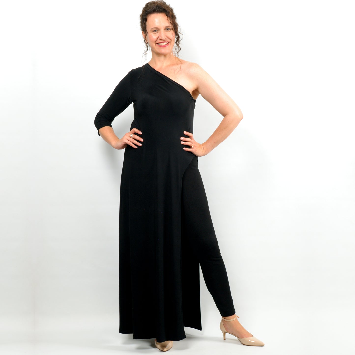 Jade Off-Shoulder Over-Dress