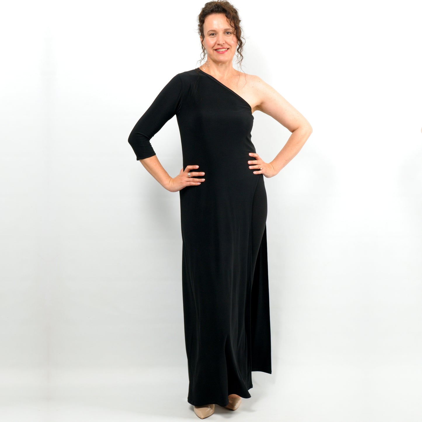 Jade Off-Shoulder Over-Dress