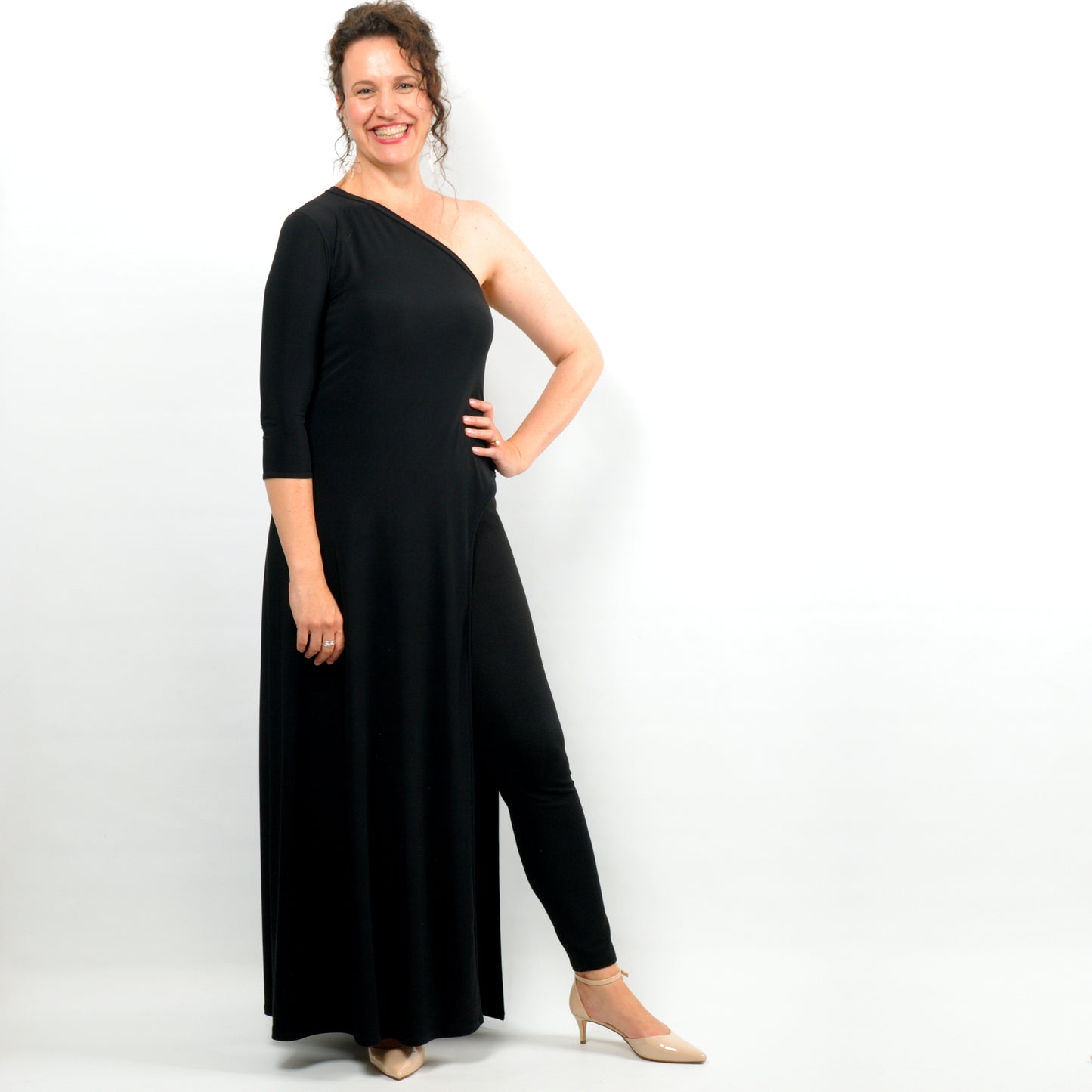 Jade Off-Shoulder Over-Dress