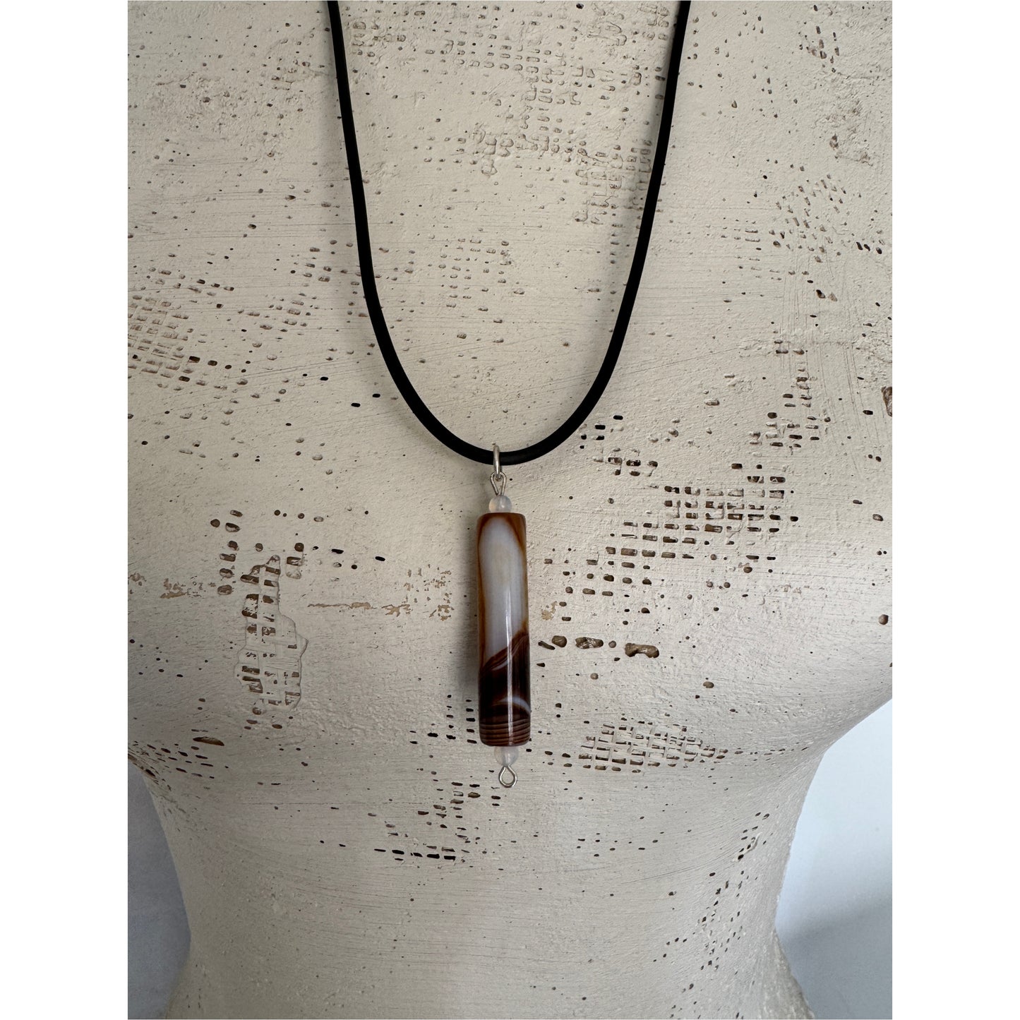 Agate Pendant Necklace No.6