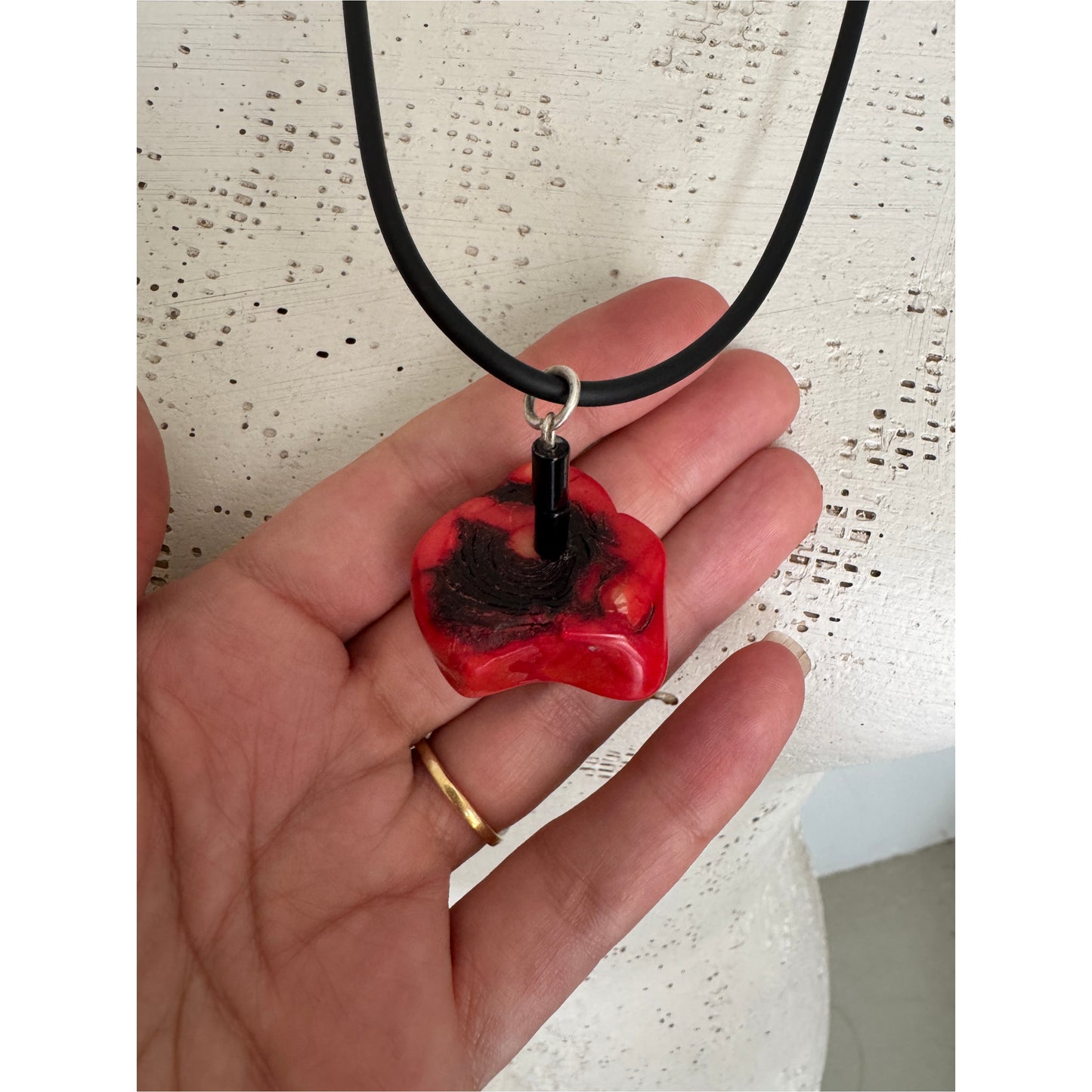 Coral Pendant Necklace No.1