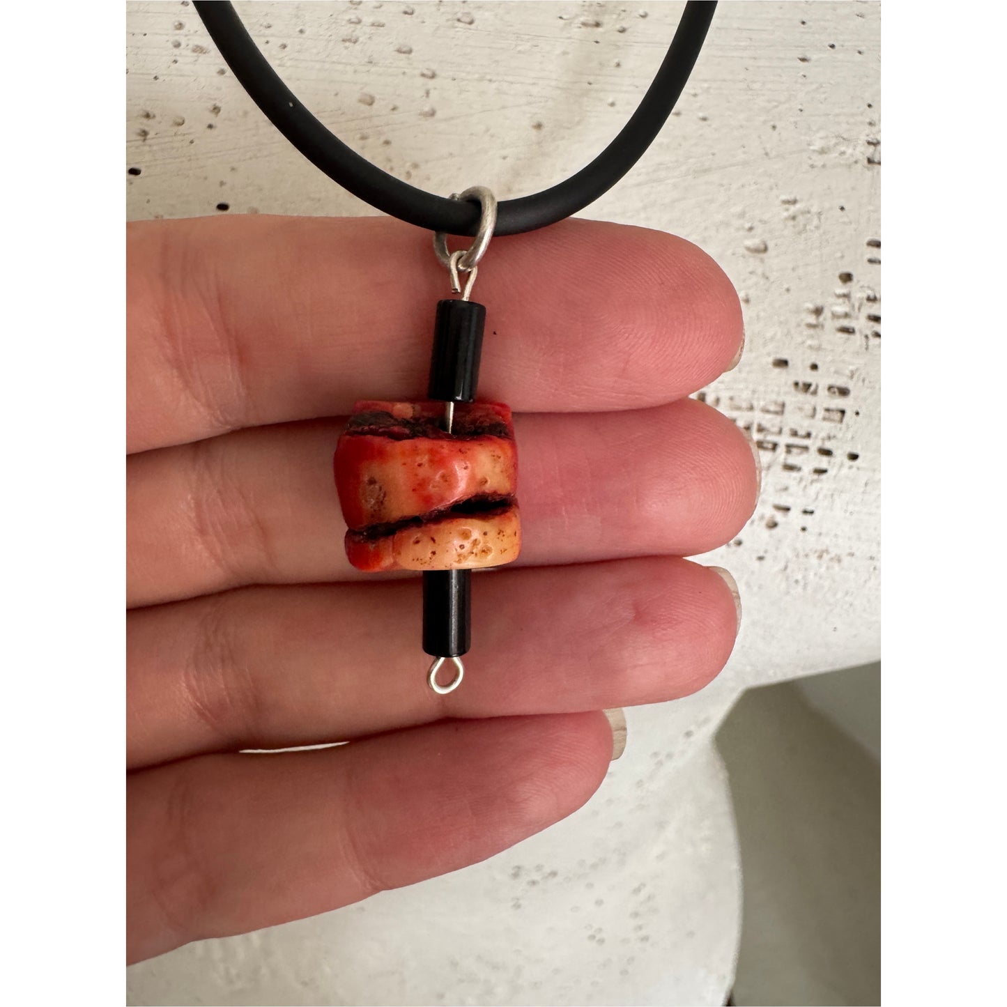 Coral Pendant Necklace No.5