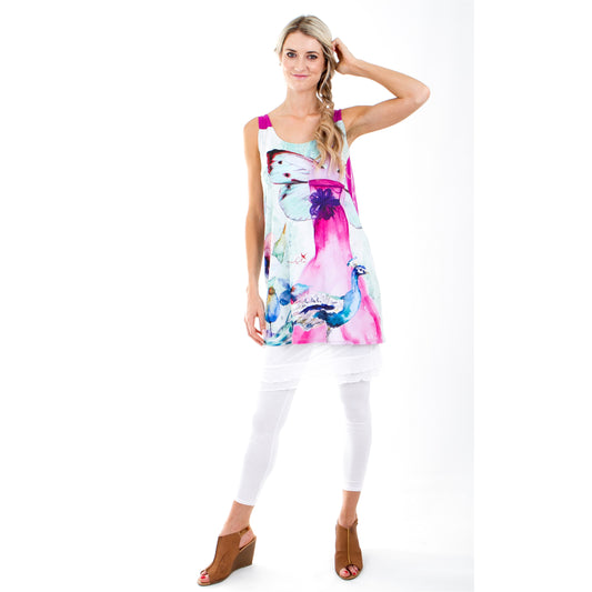 Signature Peacock Tie Tunic