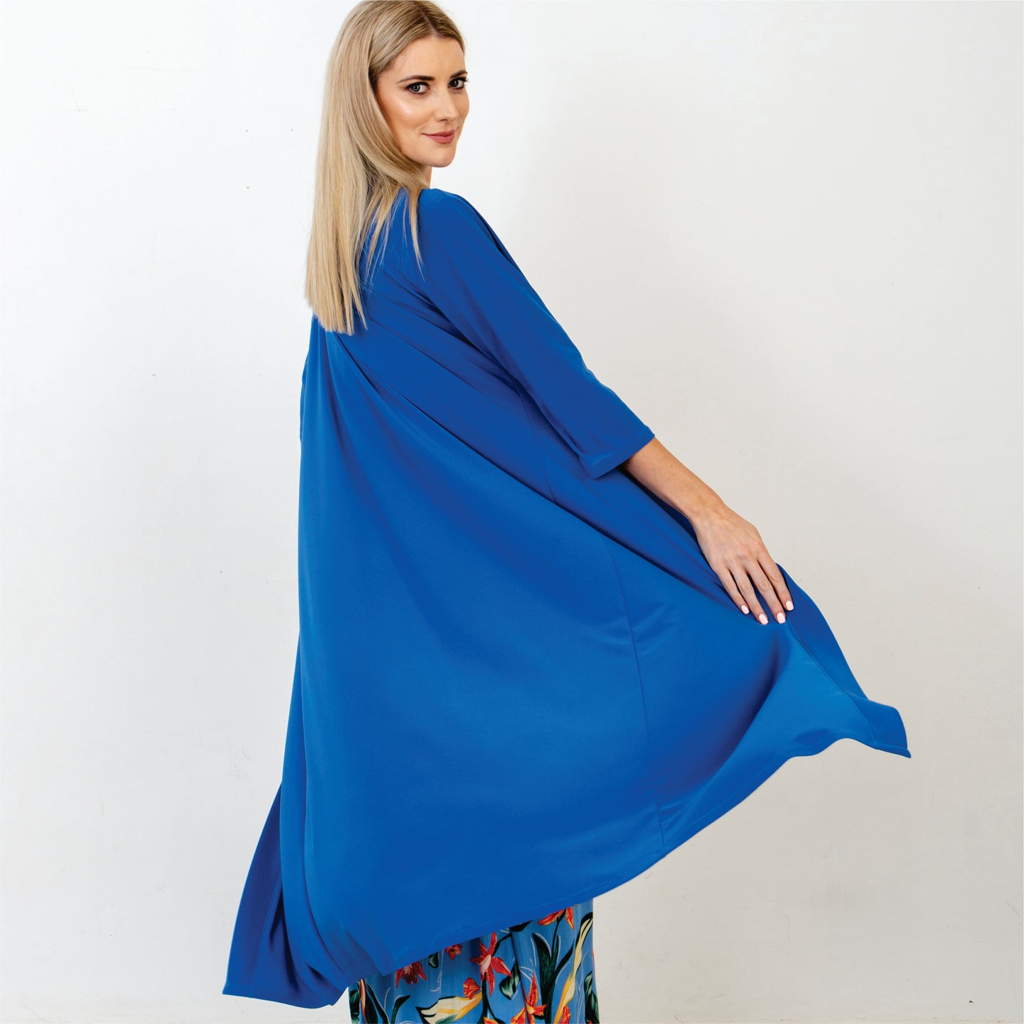 Classic Duster Coat - Blue