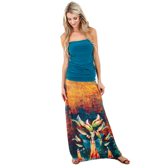 Signature Floral Grunge Skirt