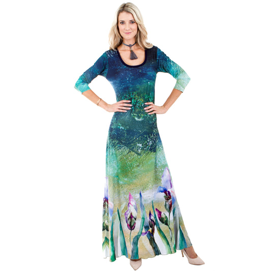 Signature Iris A-Line Maxi Dress