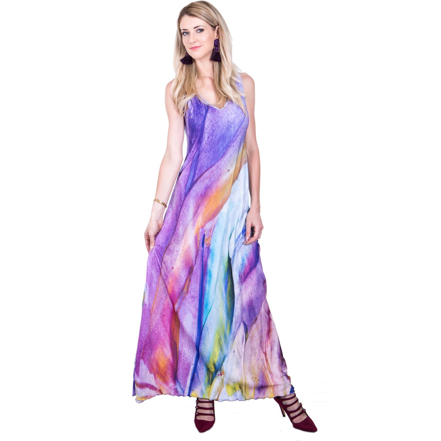 Signature Liquid A-Line Maxi Dress