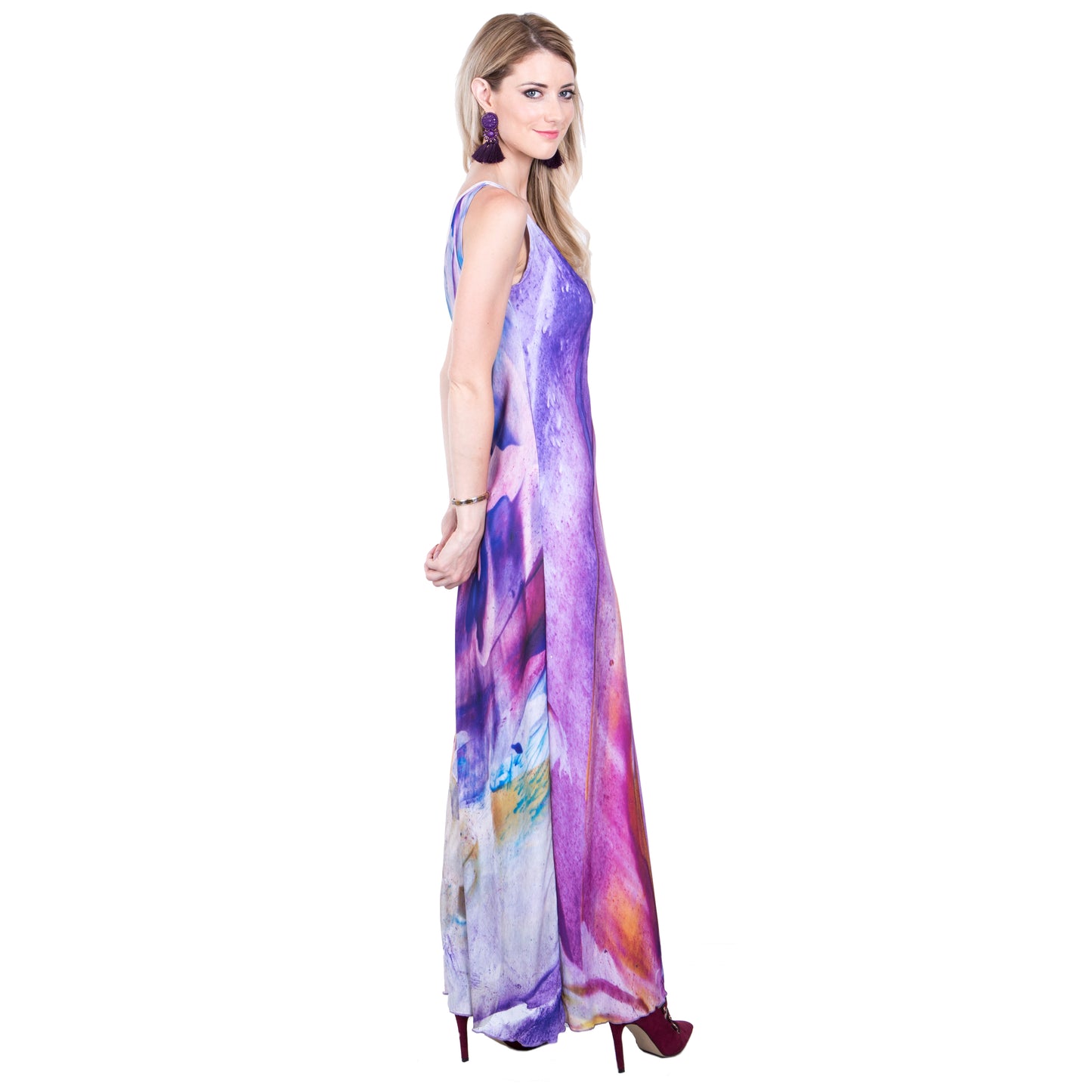 Signature Liquid A-Line Maxi Dress