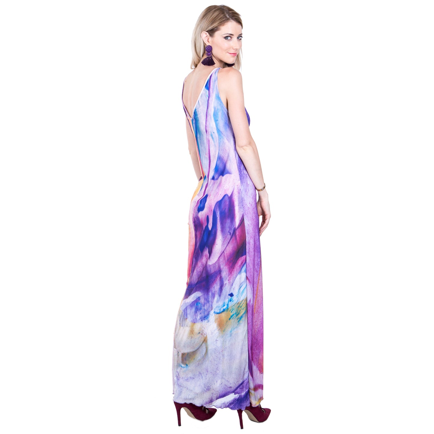 Signature Liquid A-Line Maxi Dress