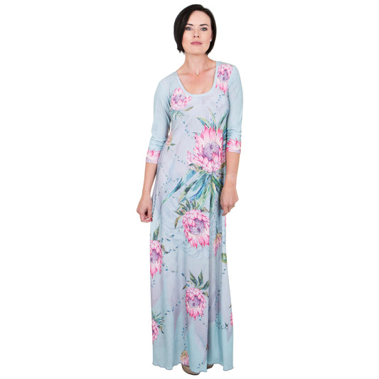 Signature Protea No.2 A-Line Maxi Dress