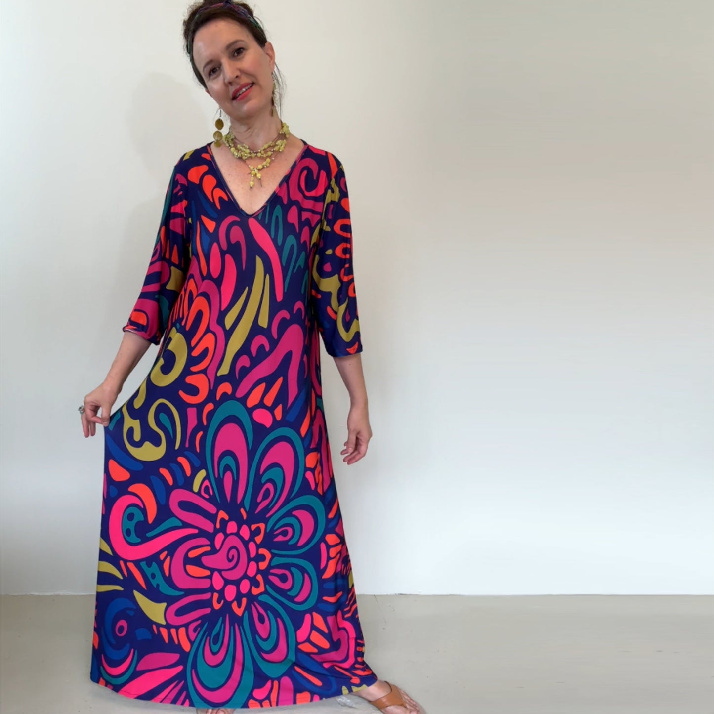 Signature Gemma Kaftan Look Maxi Dress