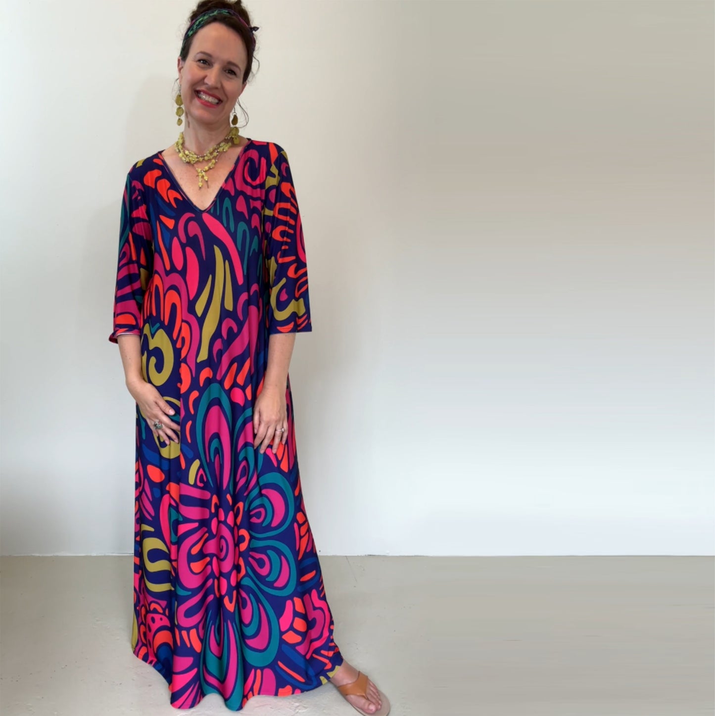 Signature Gemma Kaftan Look Maxi Dress