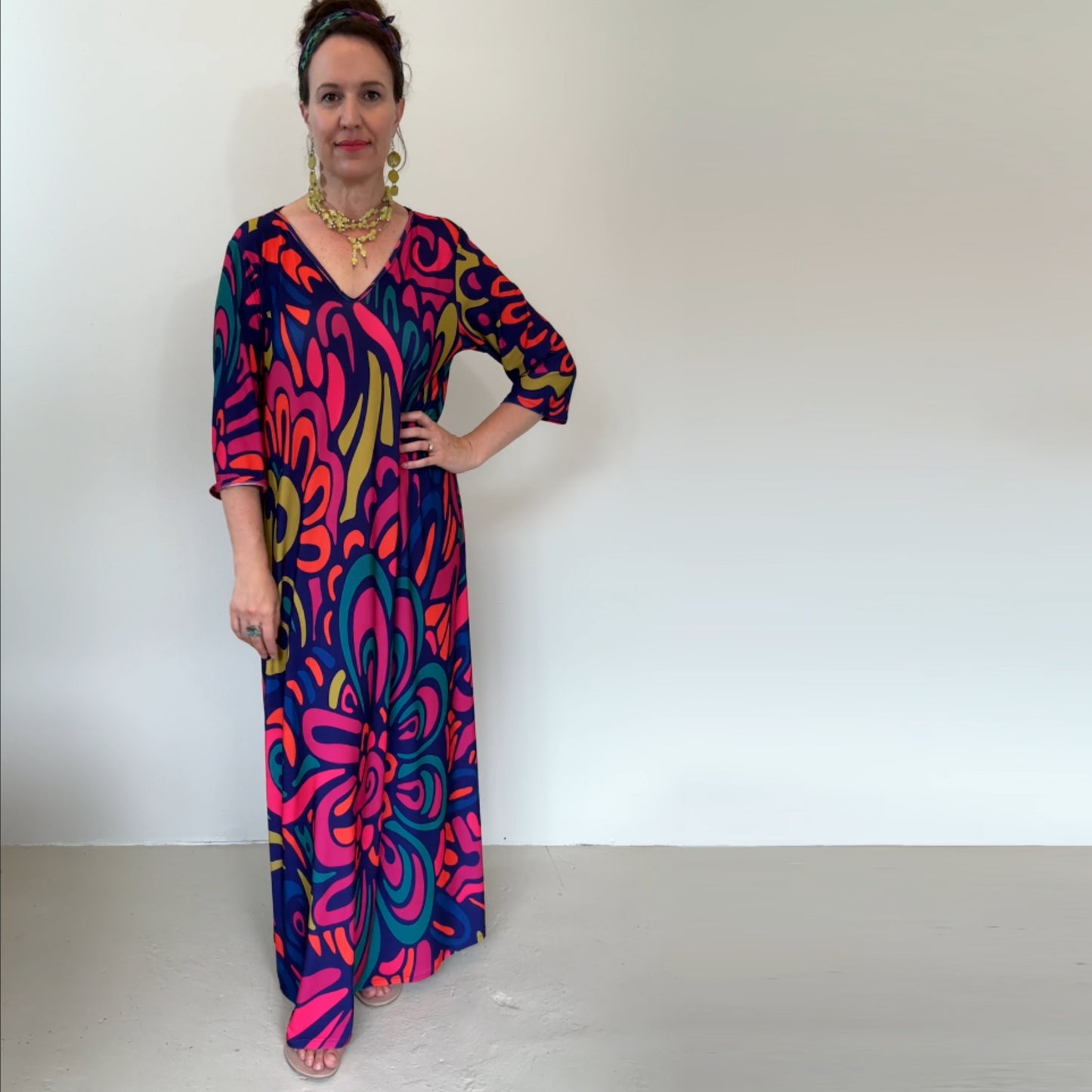 Signature Gemma Kaftan Look Maxi Dress