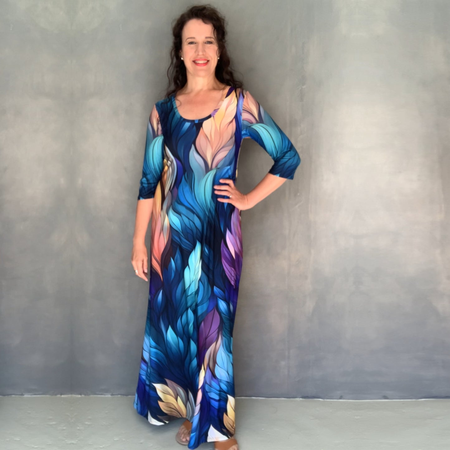 Signature Iva A-Line Maxi Dress