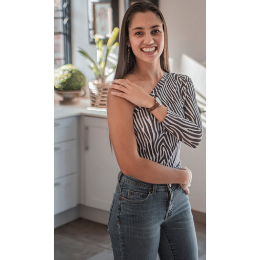 Signature Ilona Top - Zebra Print