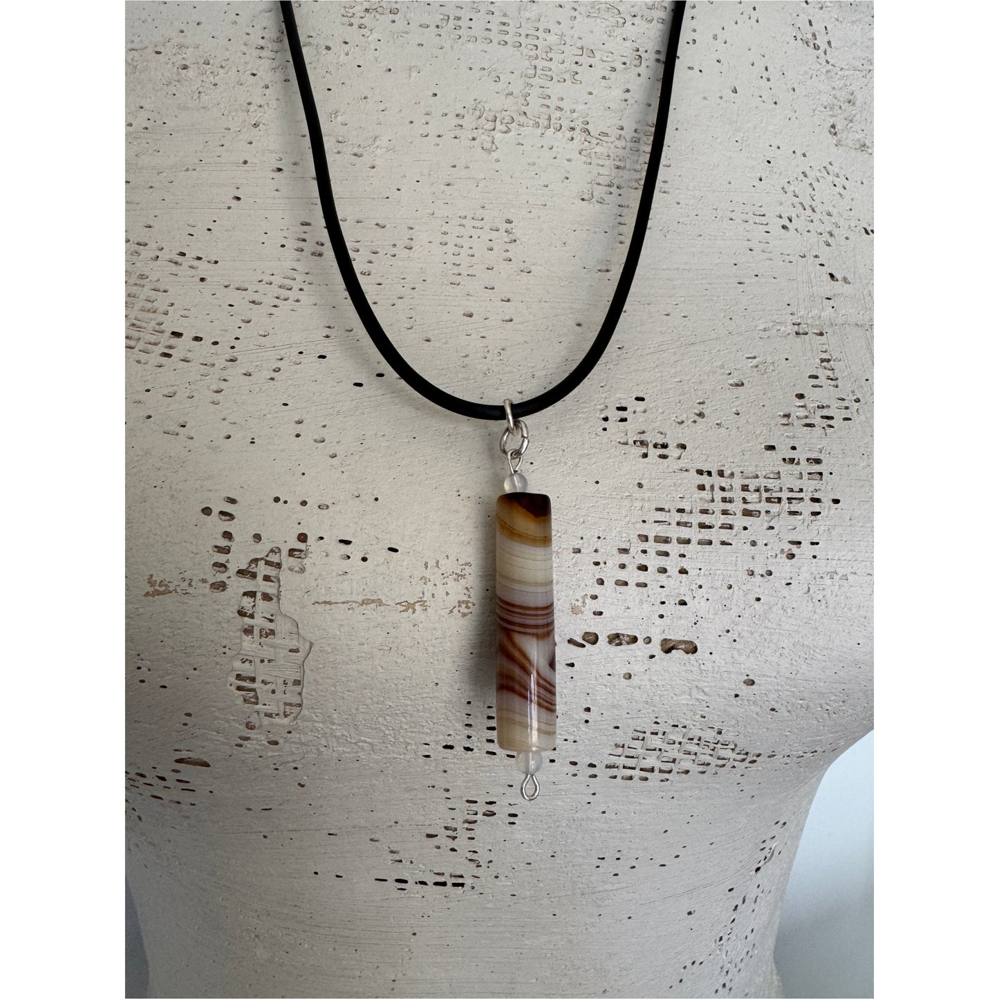 Agate Pendant Necklace No.1