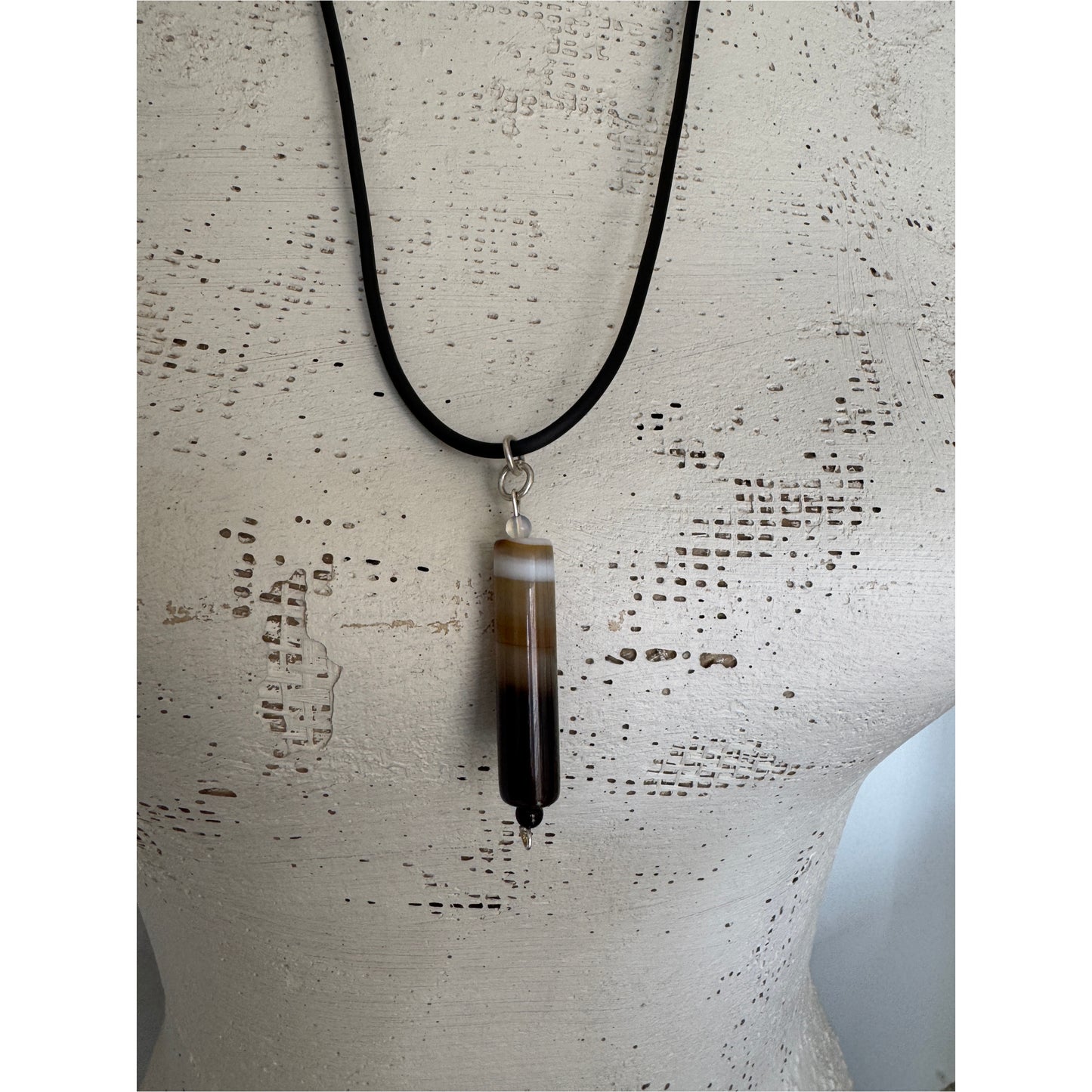 Agate Pendant Necklace No.4