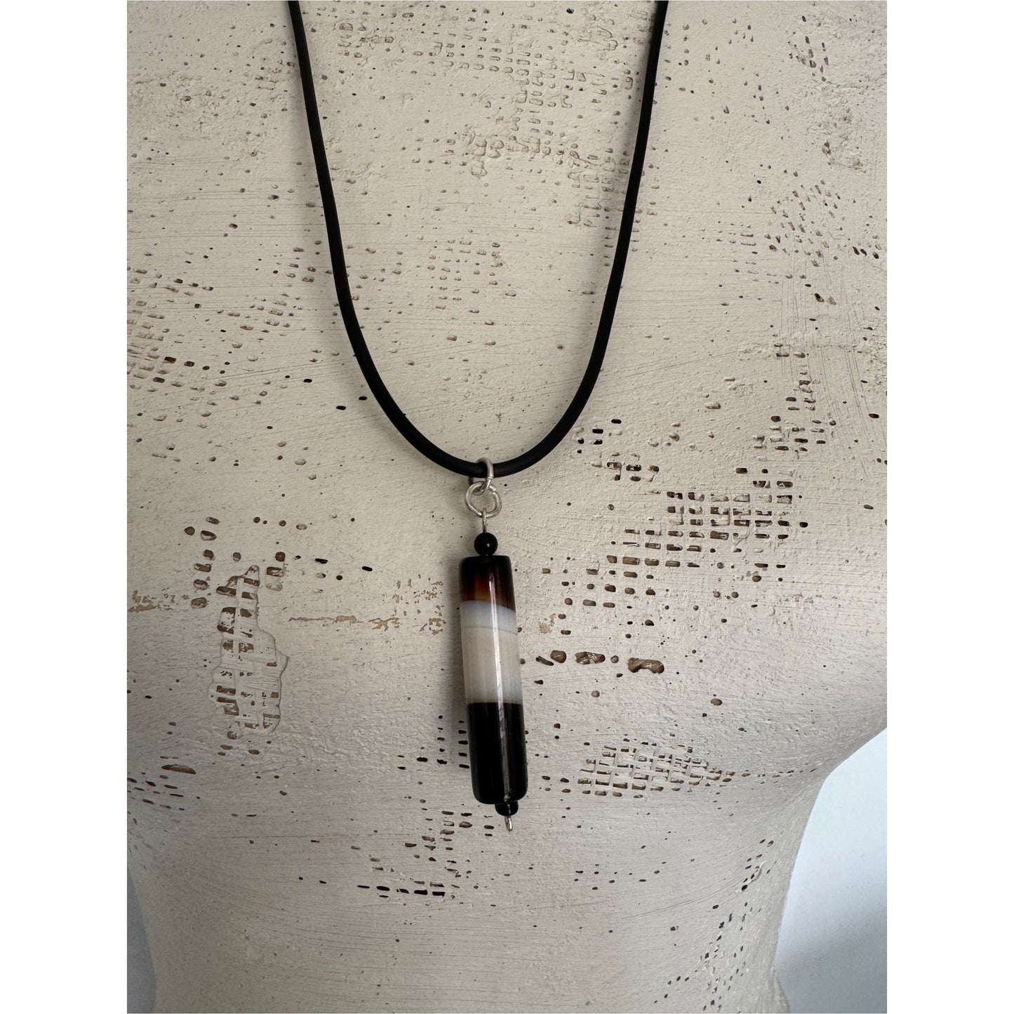 Agate Pendant Necklace No.7