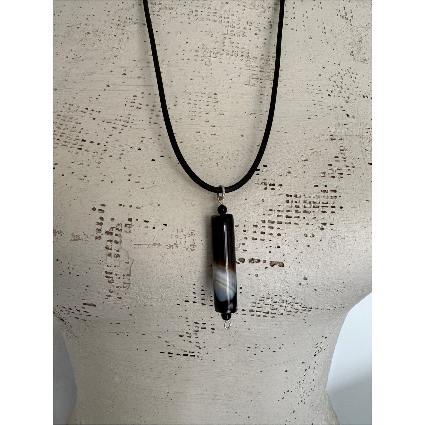 Agate Pendant Necklace No.8