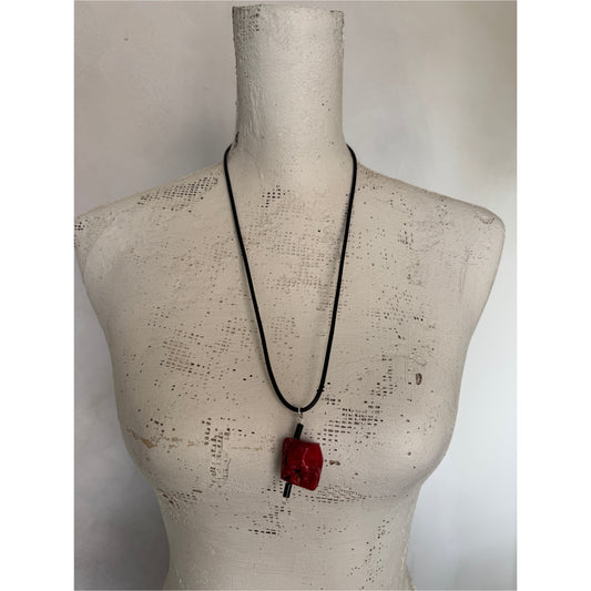 Coral Pendant Necklace No.2