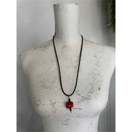 Coral Pendant Necklace No.4